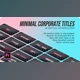 Download Titles Minimal Corporate | Premiere Pro (Videohive 29229153) - PR Project
