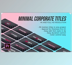 Download Titles Minimal Corporate | Premiere Pro (Videohive 29229153) - PR Project