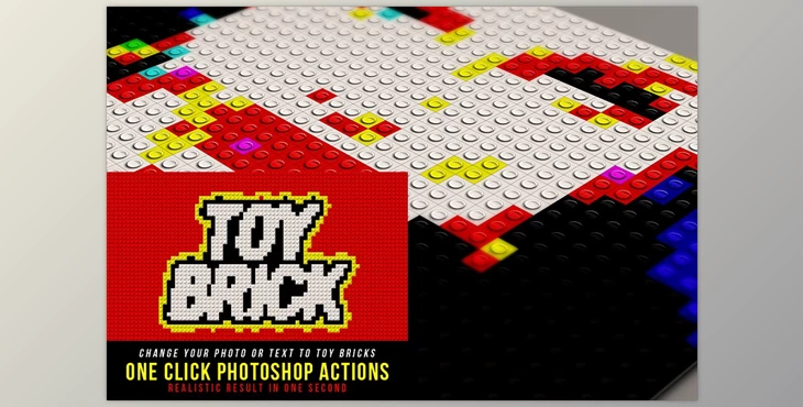 Download Toy Brick Photoshop Actions CreativeMarket-30000 (PAT, PSD, ATN)
