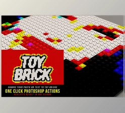 Download Toy Brick Photoshop Actions CreativeMarket-30000 (PAT, PSD, ATN)