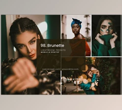 Download 98. Brunette Presets CreativeMarket-4998602 (DNG, XMP)