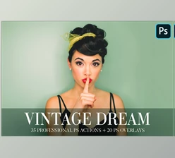 Download Photoshop Actions – Vintage Dream CreativeMarket-4844982 (PNG, ATN)