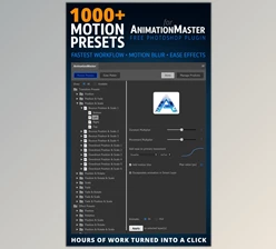 Download 1000 Motion Presets for Animation Master GraphicRiver-29302174 (JSX)