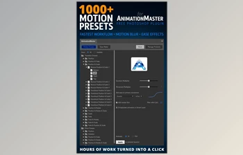 Download 1000 Motion Presets for Animation <span class='badge badge-warning'>Master</span> GraphicRiver-29302174 (JSX)