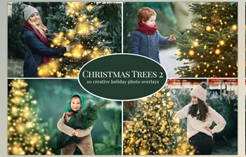 Download Christmas Trees photo overlays CreativeMarket-5636334 (<span class='badge badge-warning'>JPG</span>, <span class='badge badge-warning'>PNG</span>)