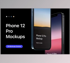 Download Phone 12 Pro – 20 Mockups Scenes CreativeMarket-5587723 (PSD, PNG, JPG)