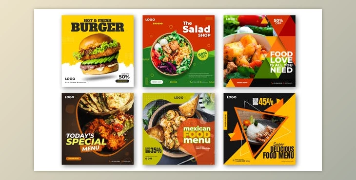 Download Food Promo Instagram Post V29 (Videohive 29603082) - AE Project
