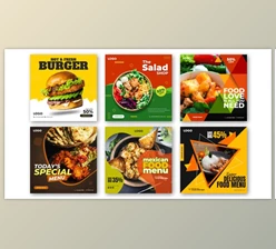 Download Food Promo Instagram Post V29 (Videohive 29603082) - AE Project