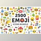 2500 Emoji Icons Bundle - PS (CreativeMarket - 2065490)