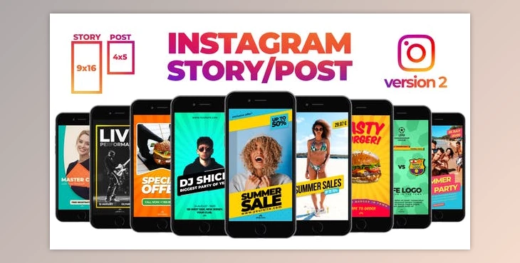 Download Fresh Instagram Stories (Videohive 24259724) - AE Project