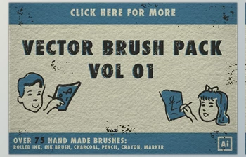 Download Vector Brush Pack Vol 01 CreativeMarket-104379 (AI, PNG)