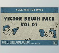 Download Vector Brush Pack Vol 01 CreativeMarket-104379 (AI, PNG)