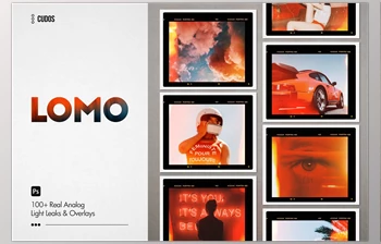 Download LOMO | 100+ <span class='badge badge-warning'>Analog</span> Light Leaks & FX CreativeMarket-4886382 (JPG)