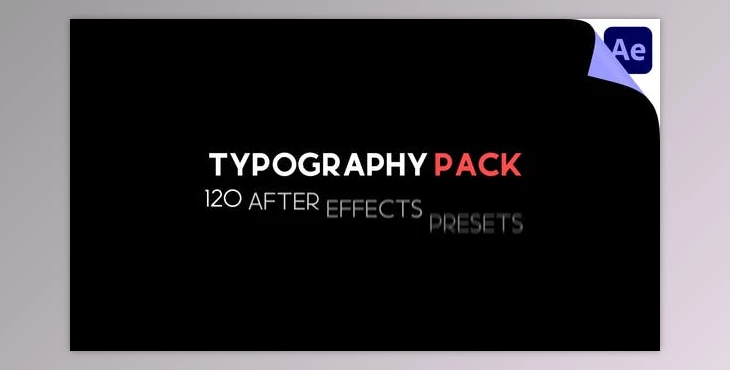Download Typography Pack (Videohive 29547634) - AE Project