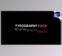 Download Typography Pack (Videohive 29547634) - AE Project