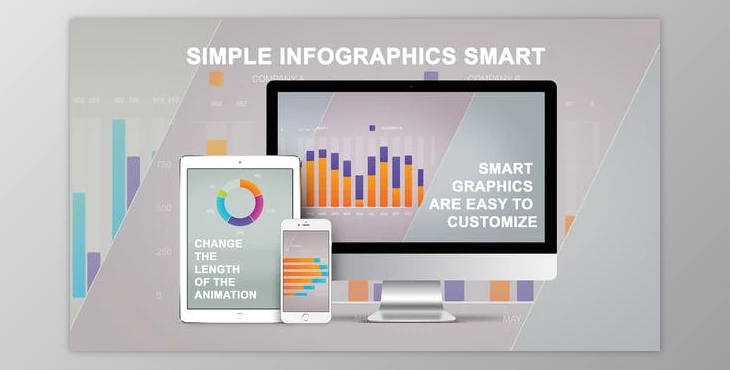 Download Simple infographics smart (Videohive 23714068) - AE Project