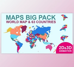 Download Maps Big Pack (Videohive 24207754) - AE Project