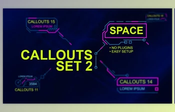 Download Callouts set <span class='badge badge-warning'>2</span> space (Videohive  24318176) - AE Project