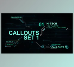 Download Callouts set 1 hi-tech (Videohive 24318158) - AE Project