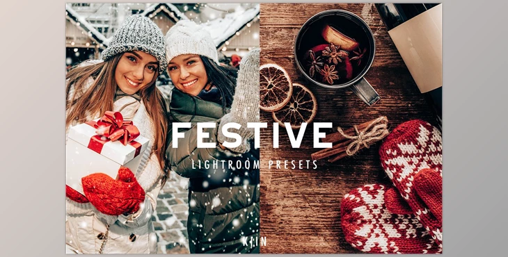 Download FESTIVE CHRISTMAS LIGHTROOM PRESETS CreativeMarket-5634917 (XMP, DNG, LRTEMPLATE)