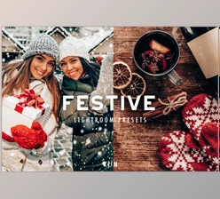 Download FESTIVE CHRISTMAS LIGHTROOM PRESETS CreativeMarket-5634917 (XMP, DNG, LRTEMPLATE)