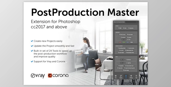 PostProduction Master (CreativeMarket – 4536680) - PS Extension