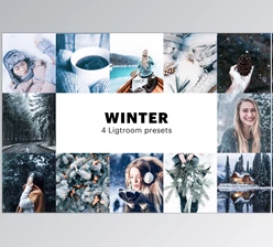 Download 4 Winter Lightroom Presets CreativeMarket-5627706 (XMP, DNG, PDF, PNG)