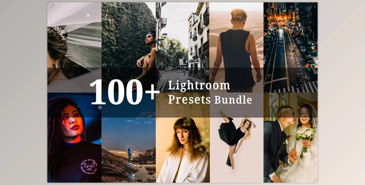 Download 100+ Lightroom Presets Bundle CreativeMarket-5367915 (DNG)