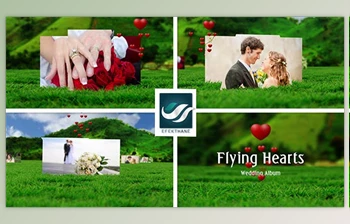 <span class='badge badge-warning'>Flying</span> Hearts Wedding Album (<span class='badge badge-warning'>Videohive</span> 6623915)