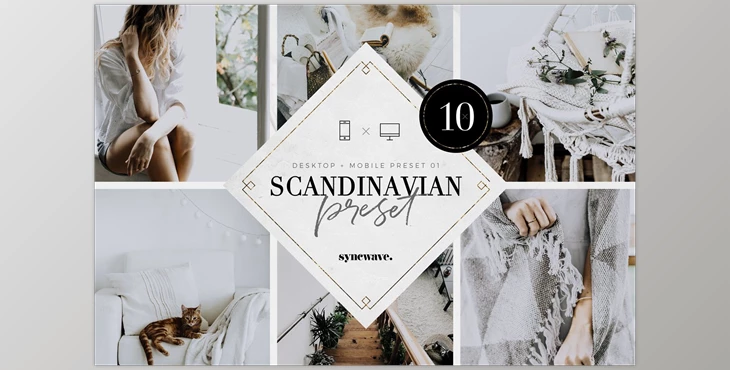 Download Scandinavian Lightroom Presets CreativeMarket-5251277 (DNG , Irtemplate)