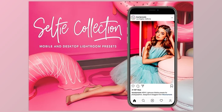 Download Selfie Mobile Presets Lightroom CreativeMarket-5473485 (XMP, LRTEMPLATE, DNG, JPG)