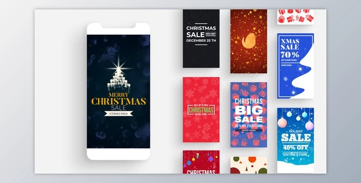 Download Christmas Sale - Instagram Stories (Videohive 29599044) - AE Project