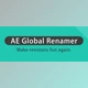 Aescripts - Download AE Global Renamer 2 v2.6.1 (Win, Mac)