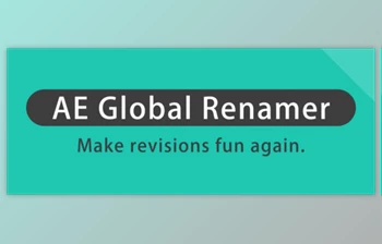 <span class='badge badge-warning'>Aescripts</span> - Download AE Global Renamer 2 v2.6.1 (<span class='badge badge-warning'>Win</span>, <span class='badge badge-warning'>Mac</span>)