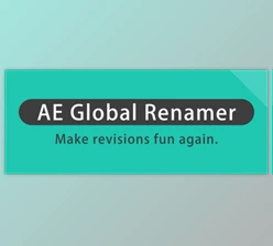 Aescripts - Download AE Global Renamer 2 v2.6.1 (Win, Mac)