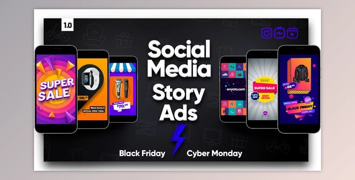 Download Social Media Story Ads (Videohive 29246795) - AE Project