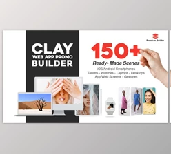 Download Clay Web App Promo Builder (Videohive 28890153) - AE Project