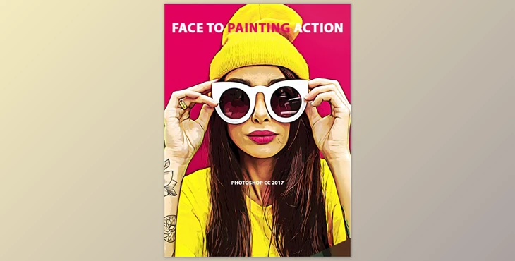 Download Face to Painting Action GraphicRiver-29227643 (ATN) PS