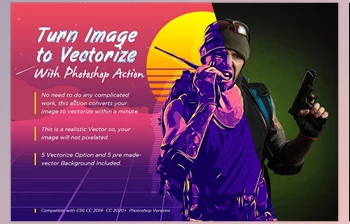 Download Vector your <span class='badge badge-warning'>Image</span> With Photoshop CreativeMarket-5003258 (ATN, PDF, PAT, PSD)