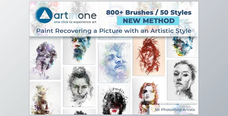 Download Artinone Photoshop Brushes CreativeMarket-5435805 (ABR, TPL, PSD)