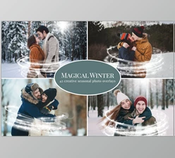 Download Magical Winter photo overlays CreativeMarket-5460759 (JPG, PNG)