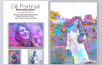 Download Oil Portrait Photoshop Action <span class='badge badge-warning'>CreativeMarket-5413622</span> (ATN, PAT)