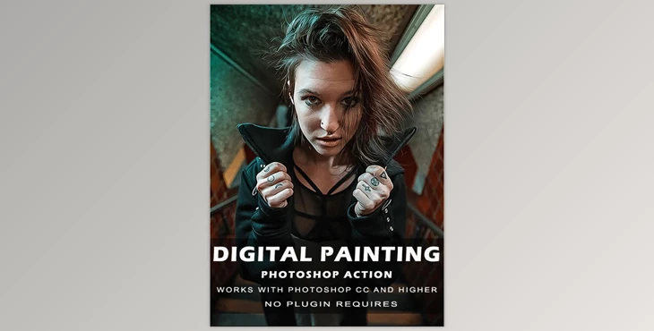 Download Digital Painting – Photoshop Action – GraphicRiver 29132184 (ATN)