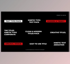 Download Typography Text Animation (Motionarray 855172) - AE Project