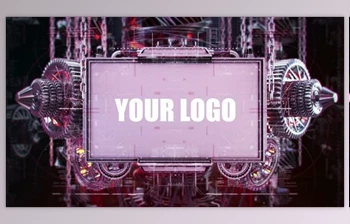 Mechanical <span class='badge badge-warning'>Gear</span> Screen Logo (Videohive 26636483)