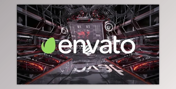 Mechanical HUD Glitch Logo (Videohive 26092444)