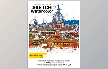 Download Sketch Watercolor Photoshop Action - GraphicRiver 29322198 (<span class='badge badge-warning'>ATN</span> , PAT , ABR)