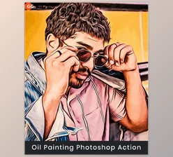 Download Oil Painting Photoshop Action GraphicRiver-29305614 (ATN)