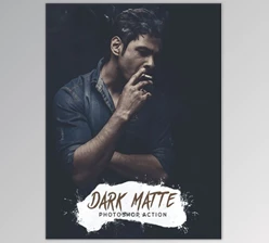 Download Dark Matte Photoshop Action GraphicRiver-29272282 (ATN)