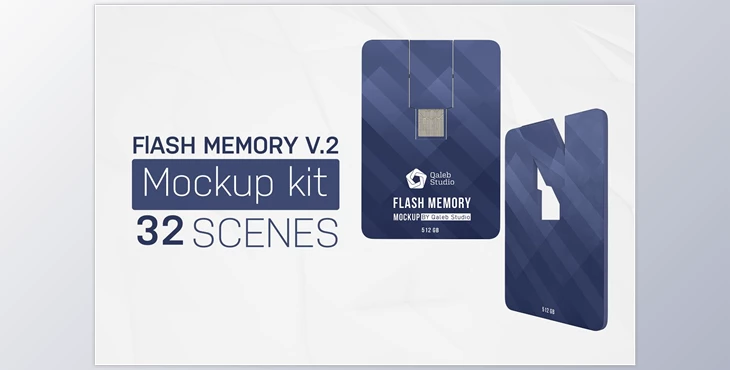 Download Flash Memory Kit V.2 CreativeMarket-5102885 (PSD)